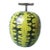 Large Vintage Cloisonné Enamel Watermelon Figure – Copper Body, Green & Yellow Motif For Sale
