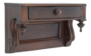 American Empire Style Mahogany Wall Console