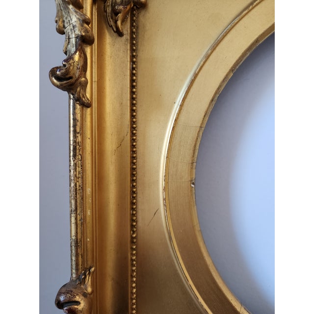 Antique 19th Century Giltwood Tondo Style Frame For Sale In New York - Image 6 of 11