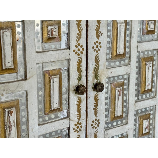Late 19th Century Anglo Indian Painted Cabinet For Sale - Image 10 of 18