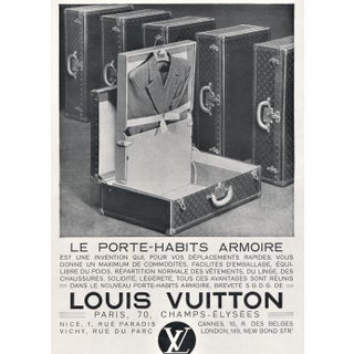 1932 Art Deco Vuitton Print for Travel For Sale