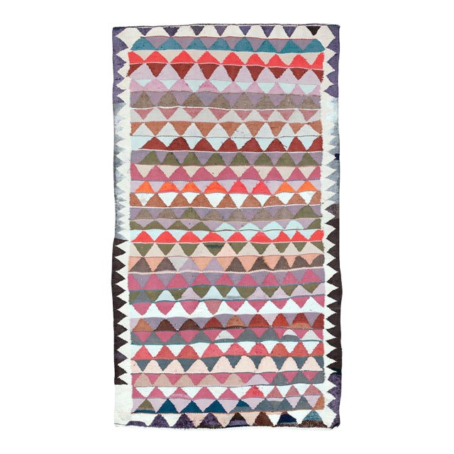 Galerie Shabab Collection Mid-20th Century Persian Flatweave Kilim Rug For Sale