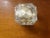 Art Deco 1950s American Hollywood Regency Lucite Faceted Cube Oil Sample Paperweight For Sale - Image 3 of 6