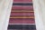 1970s Mid-Century Burgundy Striped Kilim For Sale - Image 11 of 13