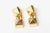 Modern Signed Fallon Sculptural Pierced Earrings, 1990's For Sale - Image 3 of 10