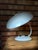 Bauhaus German White Painted Brass Desk Lamp from Helo Leuchten, 1950s For Sale - Image 6 of 17