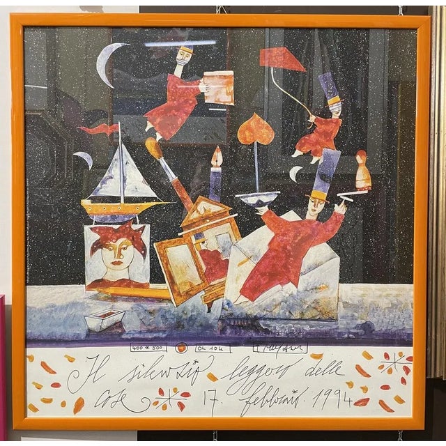 Francesco Musante, Composition, 1994, Lithograph For Sale - Image 9 of 9