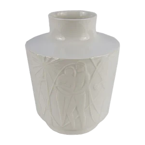 White Porcelain Paradise Vase by Kurt Wendler for Edelstein, 1957