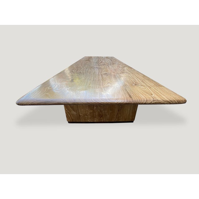 Andrianna Shamaris Midcentury Style Couture Teak Wood Coffee Table For Sale - Image 17 of 18