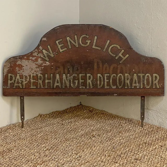 Antique English Shop Sign For Sale - Image 12 of 12