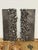 Sculpted Metal Rock Plates, Set of Two For Sale - Image 9 of 12