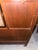 Antique American Solid Tiger Oak Drop-Center Vanity Dressing Table With Lion's Paw Feet For Sale - Image 4 of 10