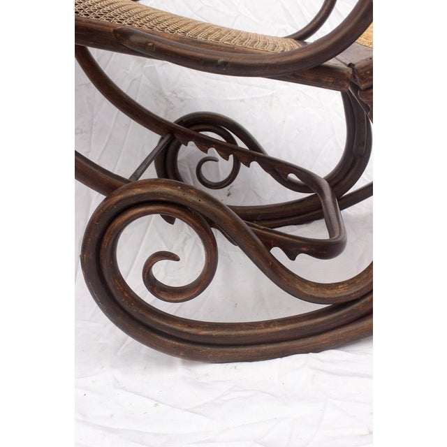 Bentwood Reclining Daybed from Gebrüder Thonet,1890s For Sale - Image 15 of 18