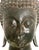 Antique Bronze Ayutthaya Buddha Head Thai Sculpture, Mounted For Sale - Image 9 of 12