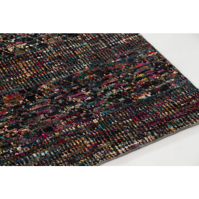 Contemporary Contemporary Textured Mosaic Wool & Natural Silk Rug by Rug & Kilim, India For Sale - Image 3 of 9
