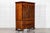 English Mahogany Linen Press, 1870s For Sale - Image 3 of 17