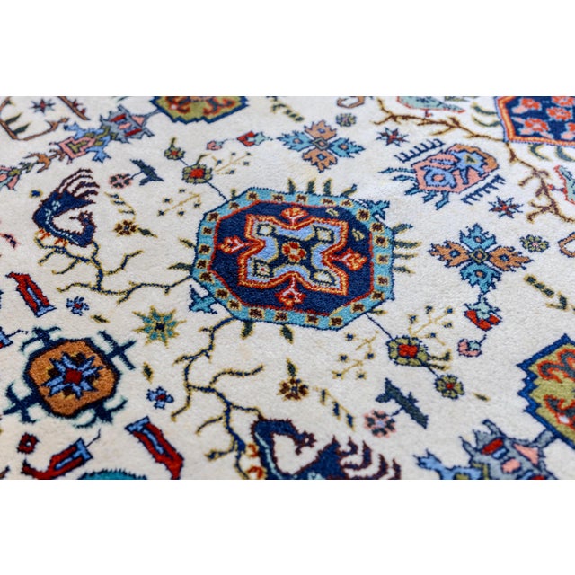 Middle Eastern Hand-Knotted Tabriz Medallion Knot Rug For Sale - Image 11 of 15