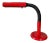Vintage Mid Century Red Lightolier Gooseneck Desk Lamp For Sale
