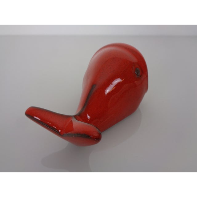 Red Red Ceramic Fish Ashtray, Italy, 1960s For Sale - Image 8 of 14