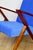 Vintage Loft Lounge Chair with Blue Cornflower Velvet Upholstery, 1970 For Sale - Image 10 of 12