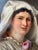 English Early 20th Century English Protrait Oil Painting of a Young Lady with a Rose, Framed For Sale - Image 3 of 5