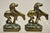 Native American Vintage Bronze Clad 8" End of Trail Indian on Horse Figure Bookends - A Pair For Sale - Image 3 of 12