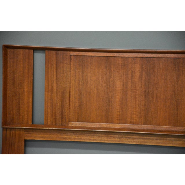 Falster, Denmark 1960s Teak King Headboard by Falster For Sale - Image 4 of 6