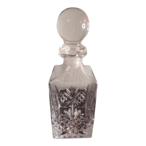 1980s Dublin Ireland Crystal Wine Decanter