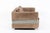 Metal Mid Century German Distressed Brown Leather Sofa Style of Robert Haussmann For Sale - Image 7 of 14