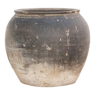 Wabi Clay Earthenware Jar For Sale