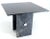 1970s Mid-Century Modern Black Square Marble Top Dining Table For Sale - Image 6 of 10