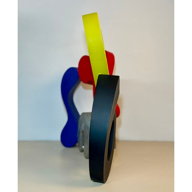 Postmodern Brad Howe "Atlas Melody" Signed Limited Edition Metal Sculpture, 5/20, 1994 For Sale - Image 3 of 13