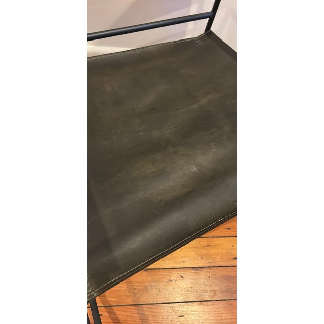 Early 21st Century Four Hands Jack Leather Rocker For Sale - Image 5 of 12