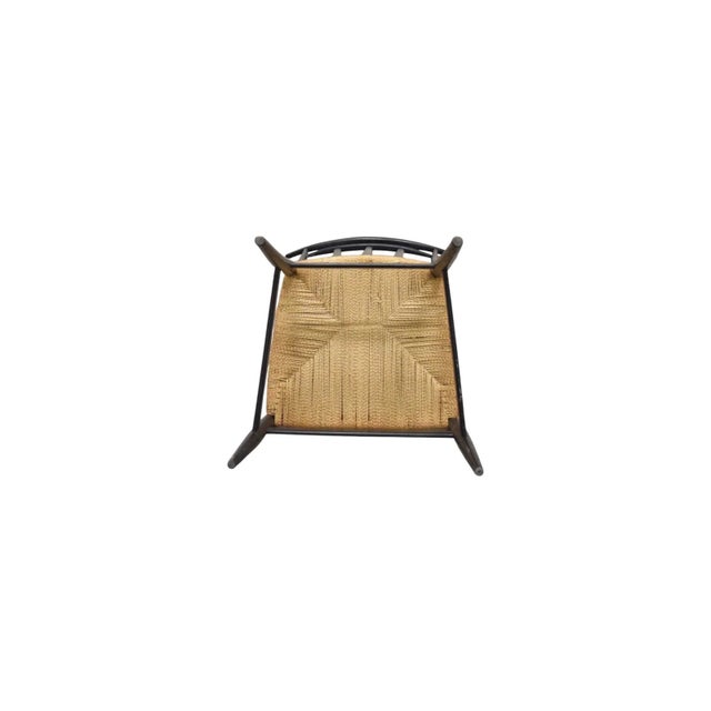 Black Mid-Century Ebonized Chiavari Style High-Back Chair For Sale - Image 8 of 14