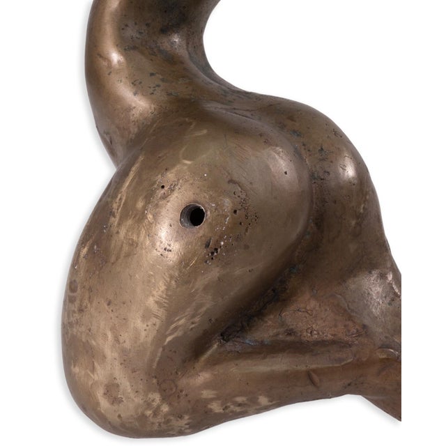 Metal Richard Kozlow - Untitled (Abstract Figurative), 1996 Modernist Bronze Sculpture For Sale - Image 7 of 7