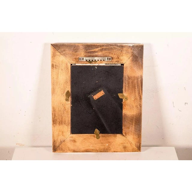 Betty Woodward-Bosley Signed Surrealist Woman in Hat Drawing on Paper Framed For Sale In Detroit - Image 6 of 9