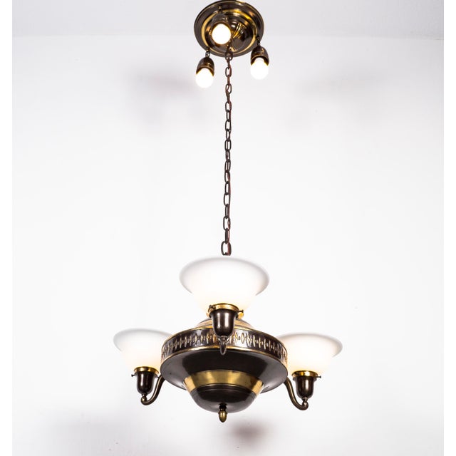 Art Deco Bauhaus Ceiling Lamp, 1920s For Sale - Image 13 of 18