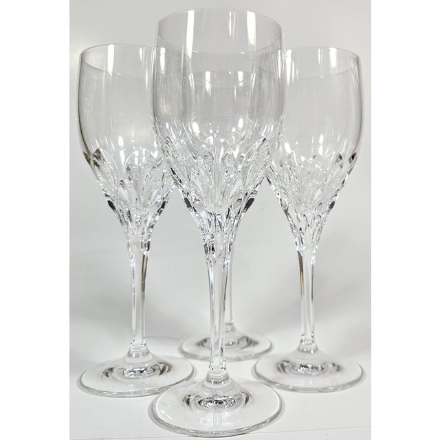 Nachtmann Crystal Goblets- Set of Four For Sale - Image 11 of 12