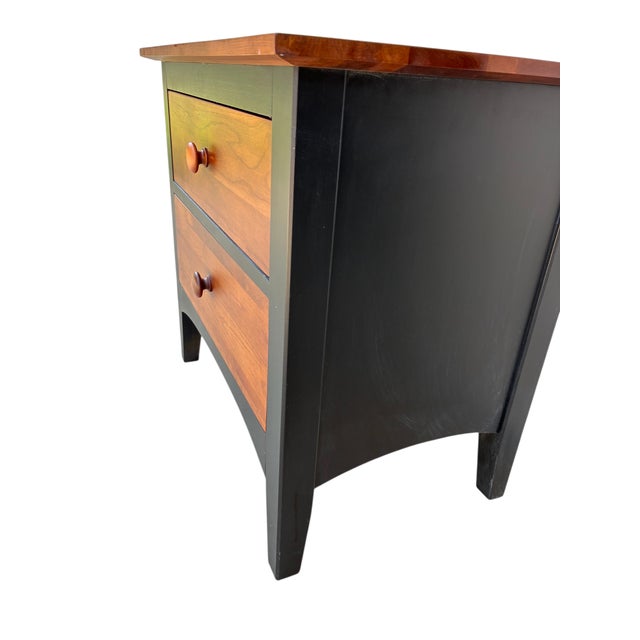 1990s Ethan Allen American Impressions Nightstand End Table Mission Arts Crafts For Sale In Philadelphia - Image 6 of 16