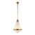 Thomas O'Brien for Visual Comfort Signature Gale Large Pendant in Hand-Rubbed Antique Brass with White Glass For Sale