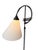 Vintage Art Deco Floor Lamp in Wrought Iron and Silk by Jan Joustra, 1920s For Sale - Image 10 of 14
