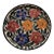 Vintage Hand-Painted SMF Schramberg "Bosporus" Majolica Cake Platter For Sale