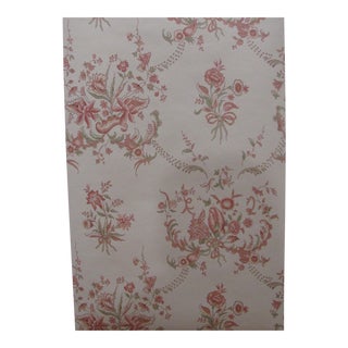 Schumacher Williamsburg Collection Wallpaper Palampore Double Roll 1 Double Roll For Sale