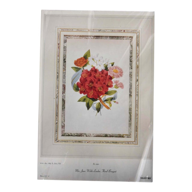1980s After Mrs. Jane Webb-Loudon Floral Bouquet Lithoprint For Sale