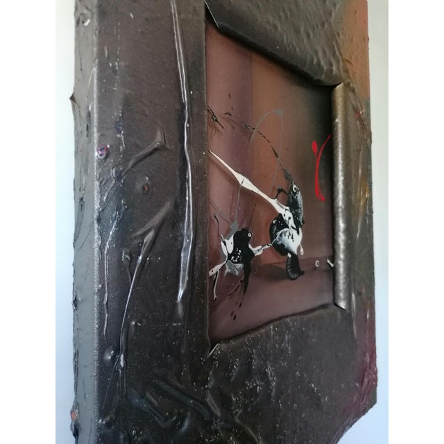 Black Stefano Mazzolini, LUMARANA, Mixed Media For Sale - Image 8 of 12