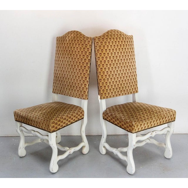 French Dining Chairs in Beech, 1960, Set of 6 For Sale - Image 4 of 15
