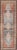 Antique Geometric Persian Malayer Gallery Runner in Gray, Blue, Light Tera-Cotta and Cream For Sale - Image 13 of 13