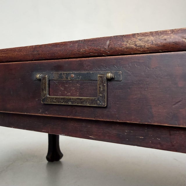 Antique Japanese Low Fuzukue Writing Table, 1900s For Sale - Image 6 of 14