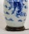Late 19th Century Chinese Blue and White Porcelain Vase Table Lamp at the End of the 19th Century For Sale - Image 5 of 6