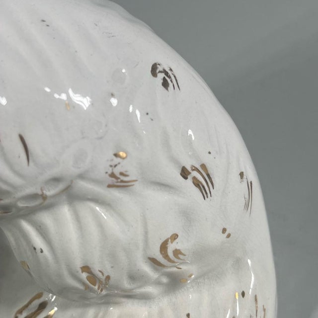 19th Century Antique 19th Century English Victorian Staffordshire Pottery Spaniel Dogs - A Pair For Sale - Image 5 of 11